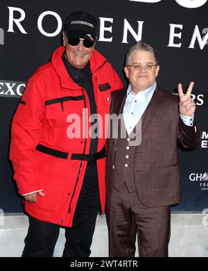 Dan Aykroyd und Patton Oswalt nahmen an der New Yorker Premiere „Ghostbusters: Frozen Empire“ Teil, die am 14. März 2024 am AMC Lincoln Square in New York City stattfand ©Steven Bergman/AFF-USA.COM Stockfoto