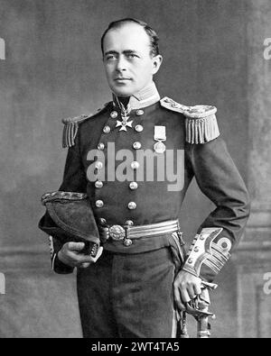 ROBERT FALCON SCOTT (1868–1912) Offizier der britischen Royal Navy und Antarktisforscher auf einem Foto von 1905 Stockfoto