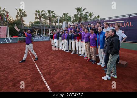 Manavgat, Antalya, Türkei. März 2024. Team der Beamten während der Team- und Einzelweltmeisterschaften 2024 65-85 (Credit Image: © Mathias Schulz/ZUMA Press Wire) NUR ZUR REDAKTIONELLEN VERWENDUNG! Nicht für kommerzielle ZWECKE! Quelle: ZUMA Press, Inc./Alamy Live News Stockfoto