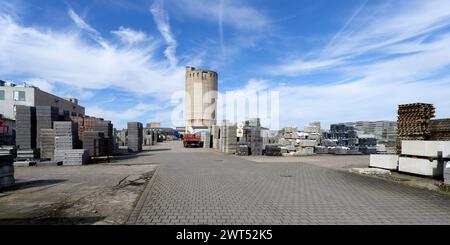 Köln, Deutschland 14. März 2024: Kölner Niederlassung des Herstellers von Betonprodukten BERDING BETON GmbH in der Vitalisstraße Stockfoto