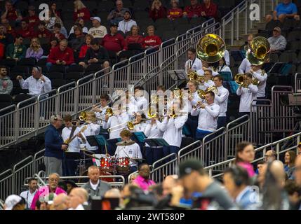 Kansas City, Missouri, USA. März 2024. Phillips 66 Big 12 Männer Basketball Championship Viertelfinale. (Kreditbild: © James Leyva/ZUMA Press Wire) NUR REDAKTIONELLE VERWENDUNG! Nicht für kommerzielle ZWECKE! Stockfoto