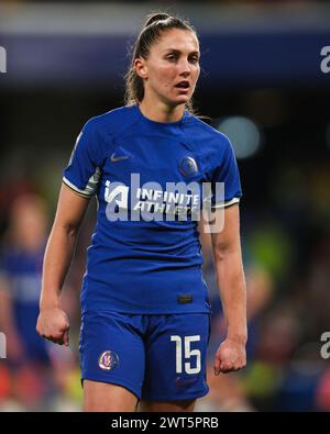 London, Großbritannien. März 2024. Chelsea's Eve Perisset im Kampf gegen das Spiel Chelsea FC Women gegen Arsenal Women's Super League in Stamford Bridge, London, England, Großbritannien am 15. März 2024 Credit: Every Second Media/Alamy Live News Stockfoto