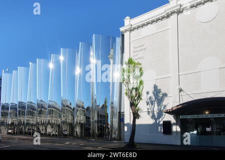 New Plymouth Neuseeland - 29. Februar 2024; Redaktion: New-Plymouth-City-Gebäude und Architektur. Stockfoto