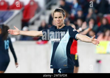 Harrison, Usa. März 2024. Ohara vom Gotham FC während eines Spiels gegen den San Diego Wave 2024 NWSL Challenge Cup in der Red Bull Arena am 15. März 2024 in Harrison, New Jersey. Der San Diego Wave FC besiegte den NY/NJ Gotham FC 1-0 und gewann den NWSL Challenge Cup. Quelle: Brazil Photo Press/Alamy Live News Stockfoto