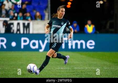 Harrison, Usa. März 2024. Ohara vom Gotham FC während eines Spiels gegen den San Diego Wave 2024 NWSL Challenge Cup in der Red Bull Arena am 15. März 2024 in Harrison, New Jersey. Der San Diego Wave FC besiegte den NY/NJ Gotham FC 1-0 und gewann den NWSL Challenge Cup. Quelle: Brazil Photo Press/Alamy Live News Stockfoto