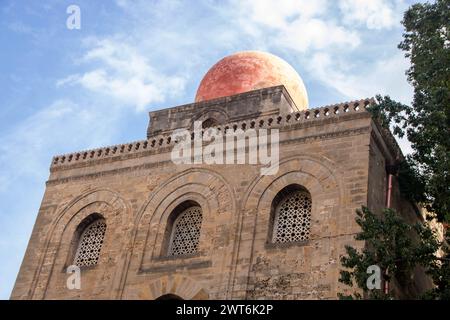 Kirche St. Maria des Admirals (italienisch Santa Maria dell’Ammiraglio), auch Martorana, Palermo, Sizilien, Italien Stockfoto