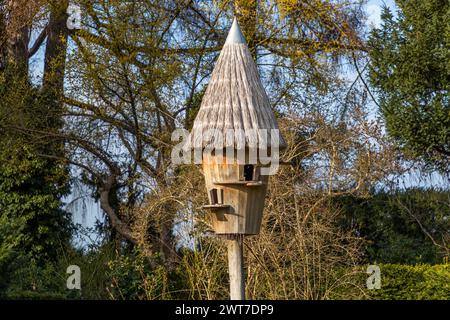 Taubenhaus. Karl Foerster Haus und Garten. Am Raubfang, Potsdam, Brandenburg, Brandenburg, Deutschland Stockfoto