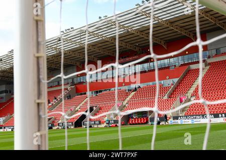 AESSEAL New York Stadium, Rotherham, England - 16. März 2024 Allgemeine Ansicht des Bodens - vor dem Spiel Rotherham United gegen Huddersfield Town, Sky Bet Championship, 2023/24, AESSEAL New York Stadium, Rotherham, England - 16. März 2024 Credit: Arthur Haigh/WhiteRosePhotos/Alamy Live News Stockfoto