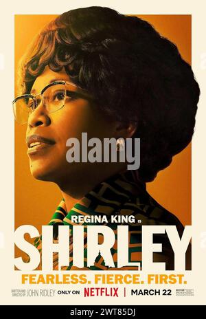 Shirley-Poster Regina King Stockfoto