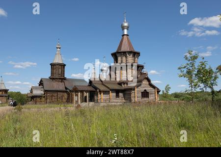 Trifonow-Kloster Der Heiligen Dreifaltigkeit. Das nördlichste Kloster der Welt. Russland, Region Murmansk Stockfoto