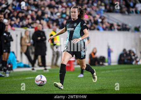 Harrison, Usa. März 2024. Harrison, USA, 15. März 2024: Tierna Davidson (15 Gotham FC) während der National Women's Soccer League Challenge Cup Championship zwischen Gotham FC und San Diego Wave in der Red Bull Arena in Harrison, NJ United States (NUR REDAKTIONELLE VERWENDUNG). (Rebekah Wynkoop/SPP) Credit: SPP Sport Press Photo. /Alamy Live News Stockfoto