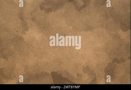 Alte Papierbeschaffenheit. Antikes antikes Holz mit glühender Mitte. Dunkle Holzbeschaffenheit Hintergrundoberfläche mit altem Muster. Stockfoto