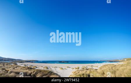 Tangasdale Beach, Isle of Barra, Äußere Hebriden, Schottland, Großbritannien Stockfoto