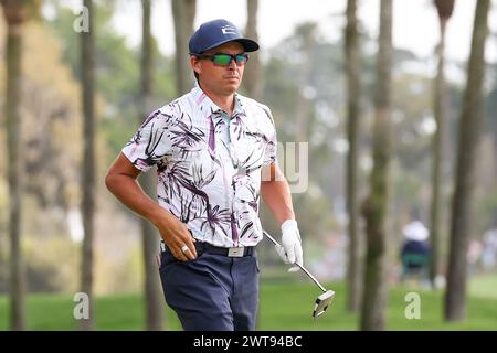 Ponte Vedra, FL, USA. März 2024. Rickie Fowler im 6. Loch während der dritten Runde der PLAYERS Championship bei TPC Sawgrass in Ponte Vedra, FL. Gray Siegel/CSM/Alamy Live News Stockfoto