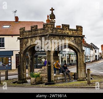 Das Marktkreuz, Cheddar. Somerset... Stockfoto