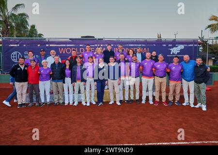 Manavgat, Antalya, Türkei. März 2024. Team der Beamten während der Team- und Einzelweltmeisterschaften 2024 65-85 (Credit Image: © Mathias Schulz/ZUMA Press Wire) NUR ZUR REDAKTIONELLEN VERWENDUNG! Nicht für kommerzielle ZWECKE! Stockfoto