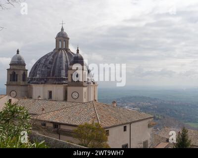 Basilika Santa Margherita in Montefiascone, Region Latium, Italien. März 2024 Stockfoto