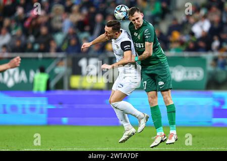 Breslau, Polska. März 2024. 2024.03.16 Breslauer Pilka nozna PKO Ekstraklasa Slask Breslauer - Puszcza Niepolomice N/z Simeon Petrov Foto Pawel Andrachiewicz/PressFocus 2024.03.16 Breslauer Fußball polnische PKO Ekstraklasa Slask Breslauer - Puszcza Niepolomice Simeon Petrov Credit: Pawel Andrachiewicz/PressFocus/PressFocus Live News: SIPA/USA Stockfoto