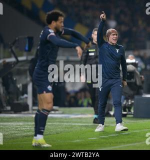 Stadio Benito Stirpe, Frosinone, Italien. März 2024. Fußball der Serie A; Frosinone gegen Lazio; Giovanni Martusciello, Trainer der SS Lazio Credit: Action Plus Sports/Alamy Live News Stockfoto