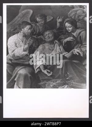 Lazio Rieti Cittareale S. Antonio1. Hutzel, Max 1960-1990 Mittelalter: Architektur, Architekturskulptur, Architekturfragmente, Skulpturfragmente. Postmittelalterliche: Architektur, architektonische Skulptur, Malerei, Skulptur Objekt Anmerkungen: Die Stadt stammt aus dem Jahr 1261 unter König Carlo I. D'Angio. Der in Deutschland geborene Fotograf und Gelehrte Max Hutzel (1911–1988) fotografierte in Italien von den frühen 1960er Jahren bis zu seinem Tod. Das Ergebnis dieses Projektes, von Hutzel als Foto Arte Minore bezeichnet, ist eine gründliche Dokumentation der kunsthistorischen Entwicklung in Italien bis zum 18. Jahrhundert, einschließlich der Objekte der Kunstgeschichte Stockfoto