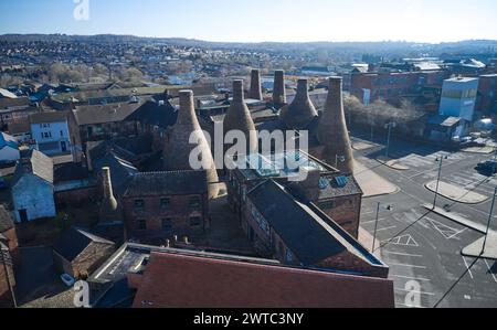 Gladstone Pottery Museum und Roslyn Works, Longton, Stoke-on-Trent Stockfoto