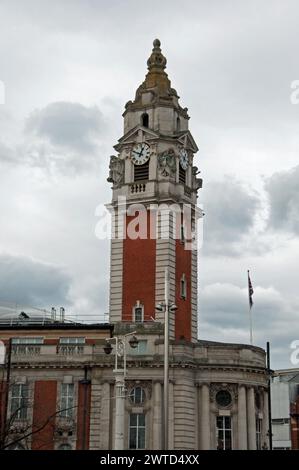 Lambeth Town Hall, Brixton, London, Großbritannien Stockfoto