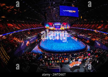 Rotterdam, Niederlande. März 2024. ROTTERDAM, NIEDERLANDE - 17. MÄRZ: AHOY während der ISU Kurzstreckenweltmeisterschaft 2024 in Ahoy am 17. März 2024 in Rotterdam, Niederlande. (Foto von Douwe Bijlsma/Orange Pictures) Credit: Orange Pics BV/Alamy Live News Stockfoto