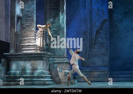 Northern Ballet Romeo und Juliet Leeds Grand Theatre 2024 Stockfoto