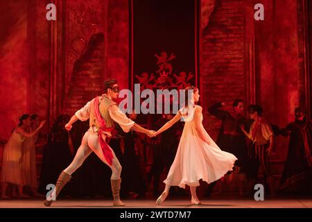 Northern Ballet Romeo und Juliet Leeds Grand Theatre 2024 Stockfoto