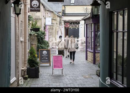 Rund um Cirencester, eine kleine Stadt in Gloucestershire. Stockfoto