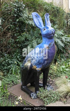 Rund um Cirencester, eine kleine Stadt in Gloucestershire. Ein cirencester Hase Stockfoto