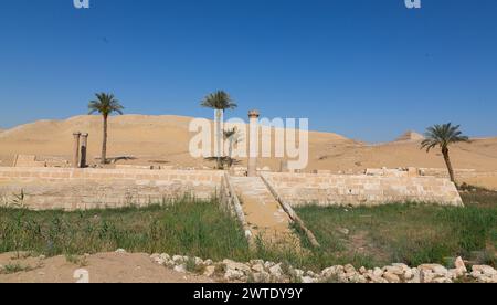 Ägypten, Sakkara, der Tempel im Unas-Tal, 2023. Stockfoto