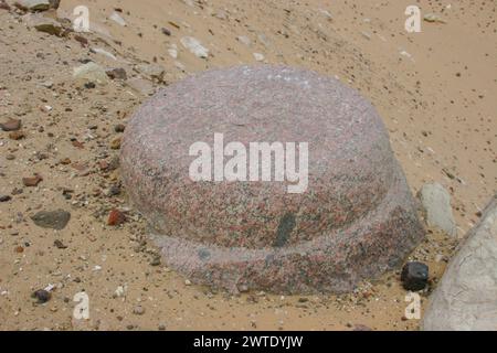 Ägypten, Sakkara, Ruine, in der Nähe des Unas-Damms. Stockfoto