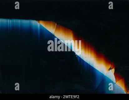 Gerissene Bildschirmmatrix Verzerrung Glasstaub Stockfoto