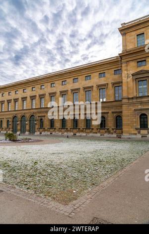 Die Residenz im Zentrum von München ist der ehemalige Königspalast der bayerischen Wittelsbach-Monarchen. Der größte Stadtpalast Deutschlands. Stockfoto