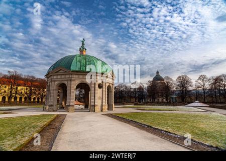 Die Residenz im Zentrum von München ist der ehemalige Königspalast der bayerischen Wittelsbach-Monarchen. Der größte Stadtpalast Deutschlands. Stockfoto