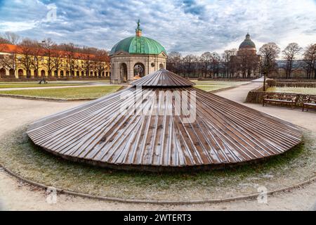 Die Residenz im Zentrum von München ist der ehemalige Königspalast der bayerischen Wittelsbach-Monarchen. Der größte Stadtpalast Deutschlands. Stockfoto