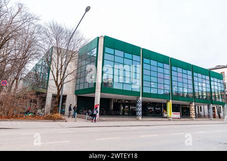 München - 23. Dezember 2021: Die Technische Universität München ist eine öffentliche Forschungsuniversität in München, die sich auf Ingenieurwesen, Technik, Stockfoto