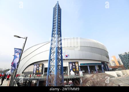 Gocheok Sky Dome, Seoul, Südkorea. März 2024. Gocheok Sky Dome/Allgemeine Ansicht, 17. MÄRZ 2024 - Baseball: MLB World Tour Seoul Series im Gocheok Sky Dome, Seoul, Südkorea. Quelle: Naoki Nishimura/AFLO SPORT/Alamy Live News Stockfoto