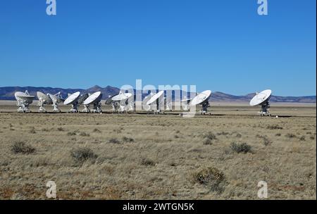 Antennen - Very Large Array, New Mexico Stockfoto