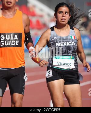 Santiago, Chile. November 2023. Leichtathletik bei den Parapan American Games 2023. (Kreditbild: © Scott Mc Kiernan/ZUMA Press Wire) NUR REDAKTIONELLE VERWENDUNG! Nicht für kommerzielle ZWECKE! Stockfoto