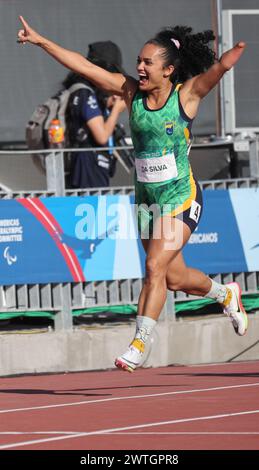 Santiago, Chile. November 2023. Leichtathletik bei den Parapan American Games 2023. (Kreditbild: © Scott Mc Kiernan/ZUMA Press Wire) NUR REDAKTIONELLE VERWENDUNG! Nicht für kommerzielle ZWECKE! Stockfoto