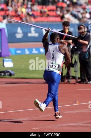 Santiago, Chile. November 2023. Leichtathletik bei den Parapan American Games 2023. (Kreditbild: © Scott Mc Kiernan/ZUMA Press Wire) NUR REDAKTIONELLE VERWENDUNG! Nicht für kommerzielle ZWECKE! Stockfoto