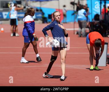 Santiago, Chile. November 2023. Leichtathletik bei den Parapan American Games 2023. (Kreditbild: © Scott Mc Kiernan/ZUMA Press Wire) NUR REDAKTIONELLE VERWENDUNG! Nicht für kommerzielle ZWECKE! Stockfoto