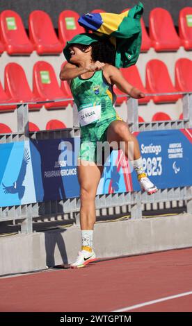 Santiago, Chile. November 2023. Leichtathletik bei den Parapan American Games 2023. (Kreditbild: © Scott Mc Kiernan/ZUMA Press Wire) NUR REDAKTIONELLE VERWENDUNG! Nicht für kommerzielle ZWECKE! Stockfoto