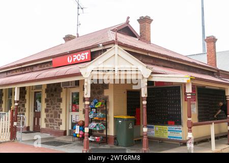 Australia Post Office Building in der Barossa Valley Town of Lyndoch, South Australia, 2024 Stockfoto