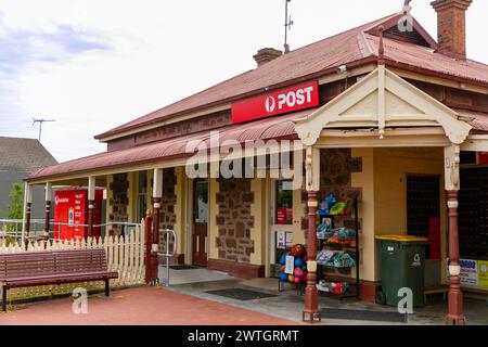 Australia Post Office Building in der Barossa Valley Town of Lyndoch, South Australia, 2024 Stockfoto