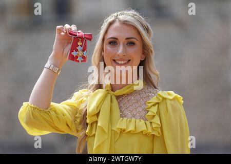 Aktenfoto vom 05/22 von Laura Kenny. Dame Laura Kenny, Großbritanniens erfolgreichste Olympiasiegerin, hat ihren Rücktritt im Radsport angekündigt. Ausgabedatum: Montag, 18. März 2024. Stockfoto