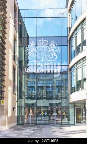 Gebäude der britischen Regierung, Edinburgh, Schottland. Stockfoto