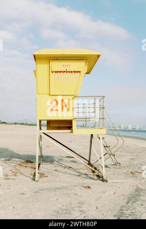 Lifeguard Shack am Coronado Beach Stockfoto